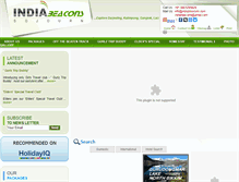 Tablet Screenshot of indiabeacons.com